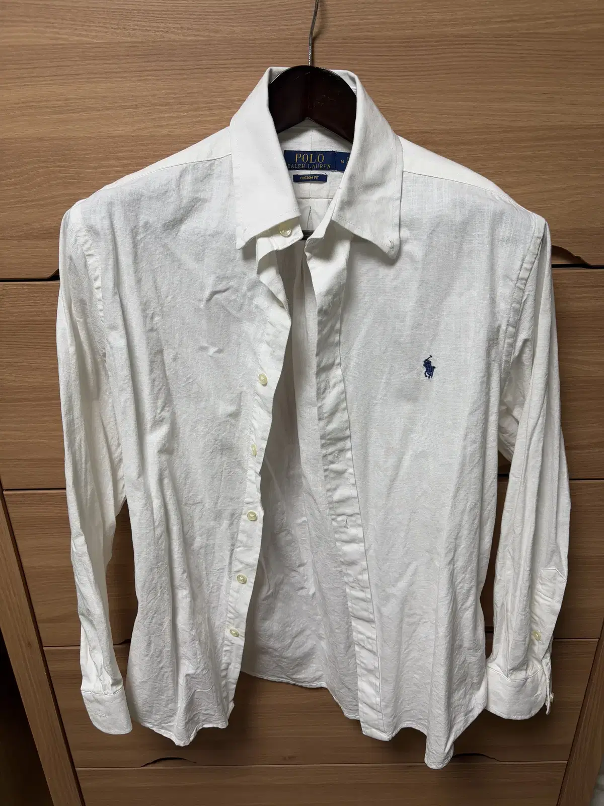 Polo Ralph Lauren Linen shirt White M Custom fit