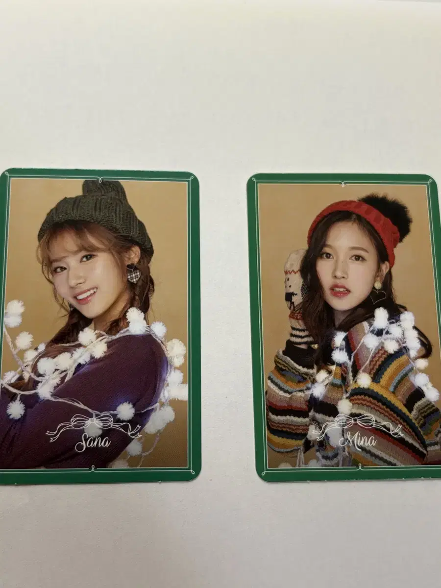 Twice Heartshaker Sana, mina Photocard.