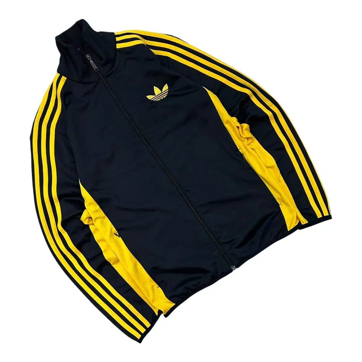 [95] adidas Street Diver Jersey Zip-Up Yellow