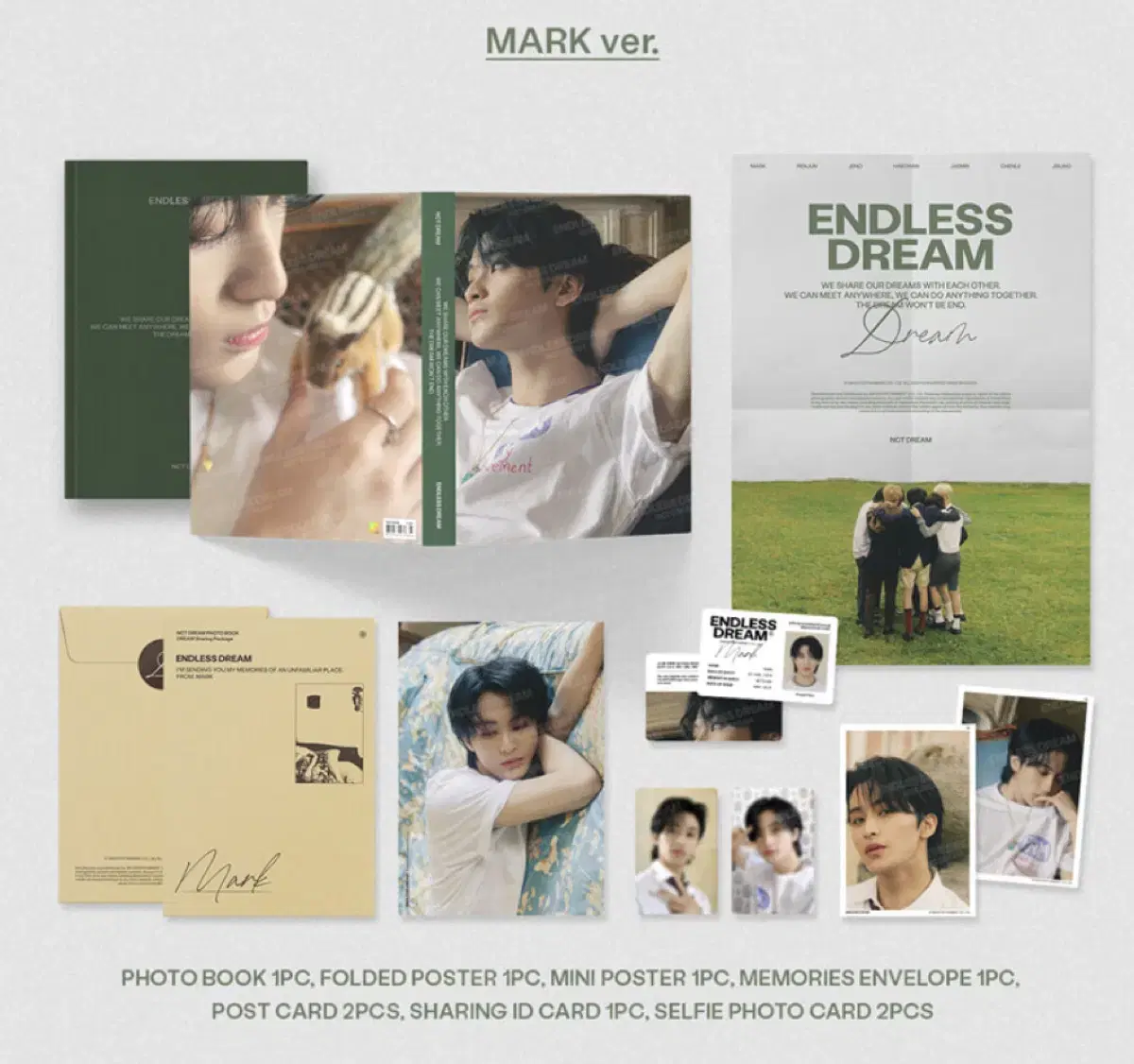 NCT DREAM ENDLESS DREAM photobook mark Version WTS