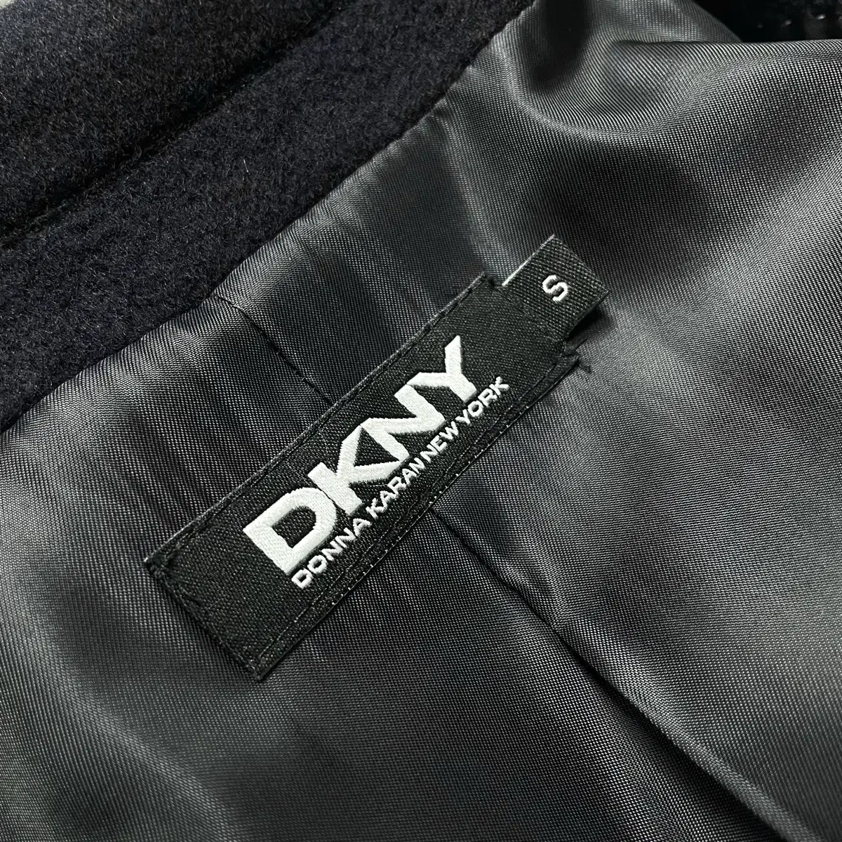 DKNY 도나카란 뉴욕 캐시미어 혼방 울 자켓 마이