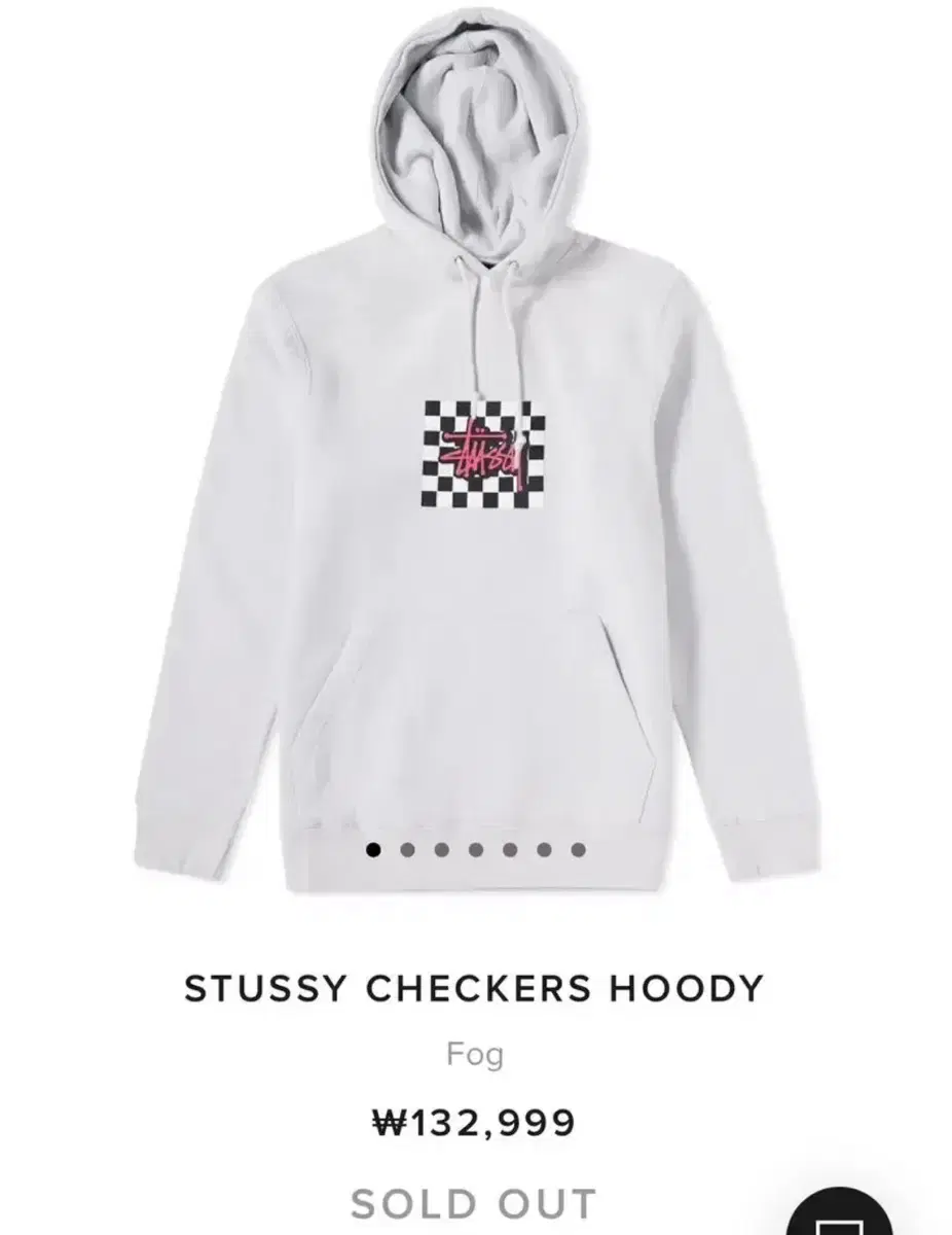 Stussy Checkerboard Hooded Fog L