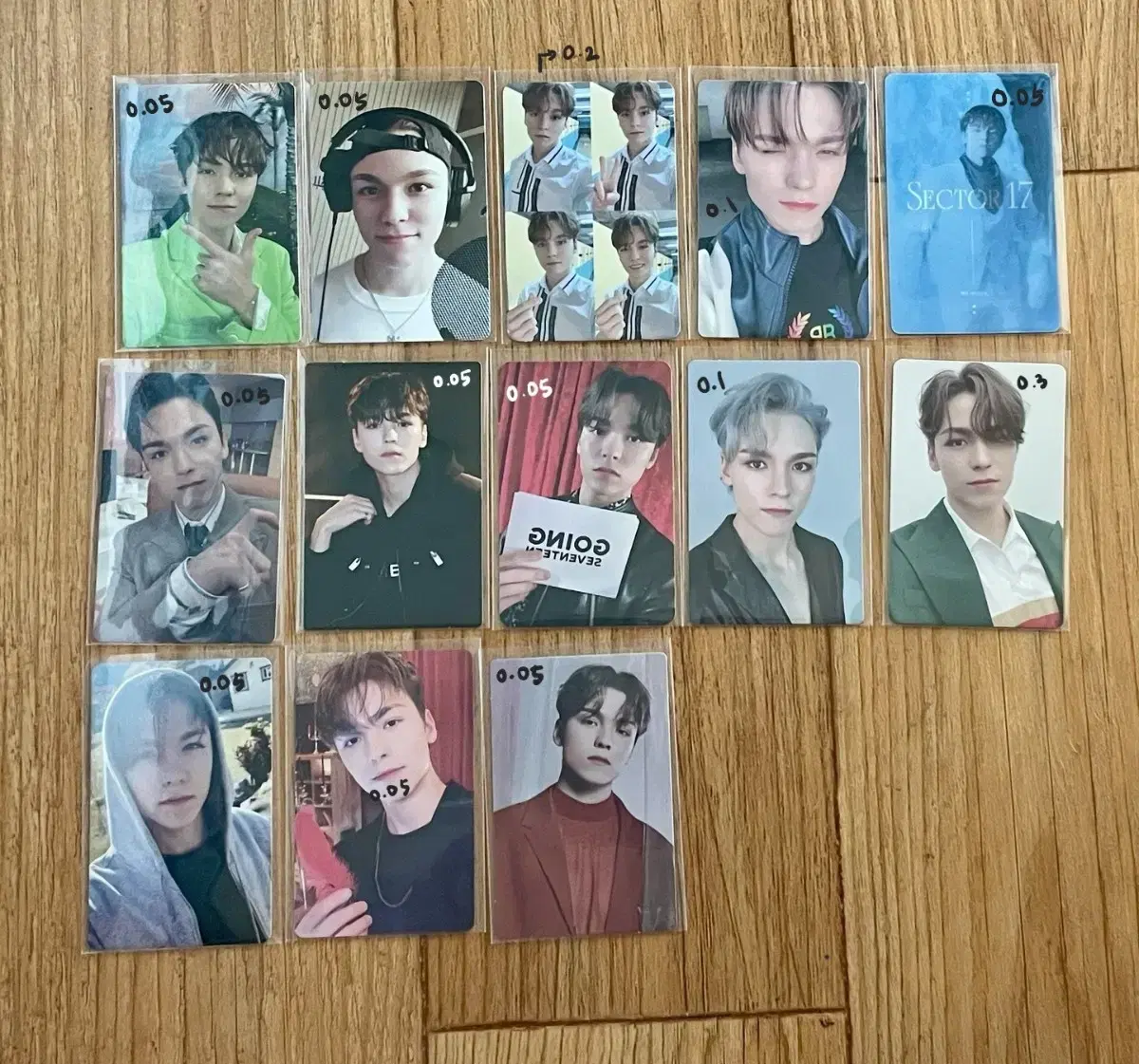 Quick sale!) seventeen vernon I sell photo kards