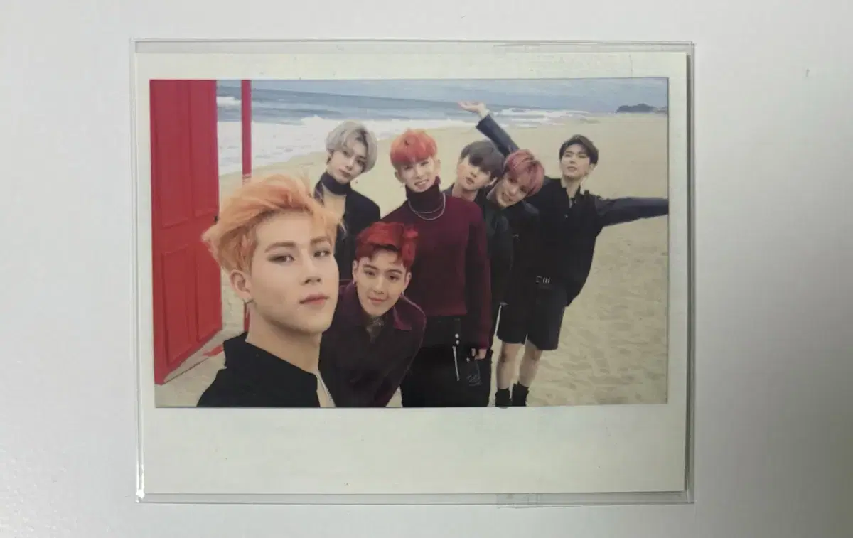 Monsta X Shootout Group Polaroid