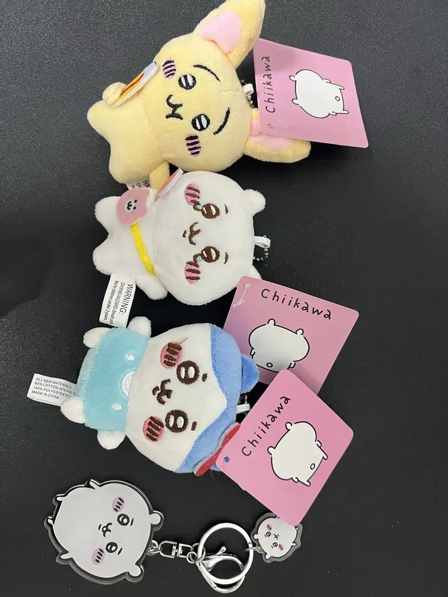 (3종세트)먼작귀 Chiiki와 Usagi Hachi doll keyring sells