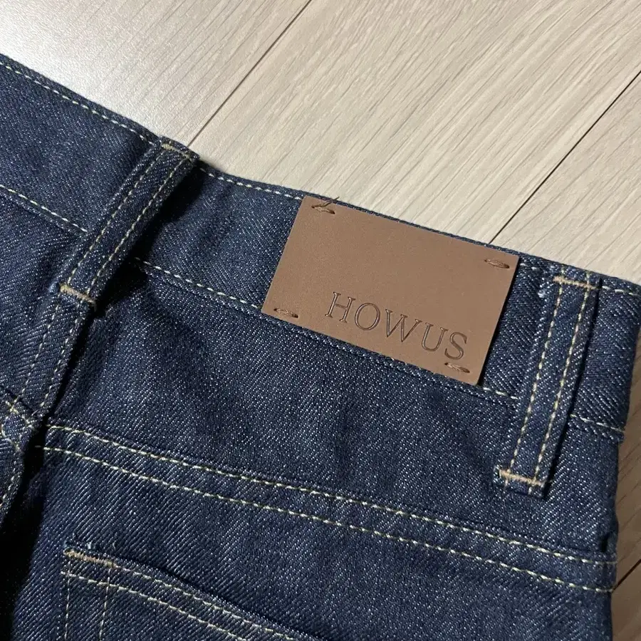 새상품 HOWUS 호와스 seed denim 씨드 데님 생지 청바지