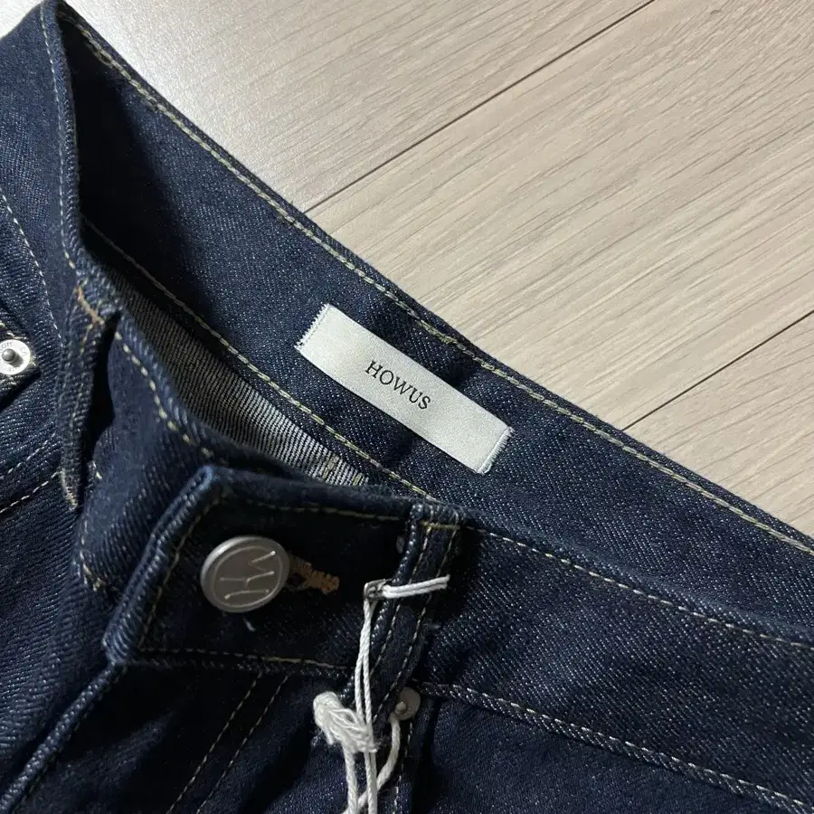 새상품 HOWUS 호와스 seed denim 씨드 데님 생지 청바지