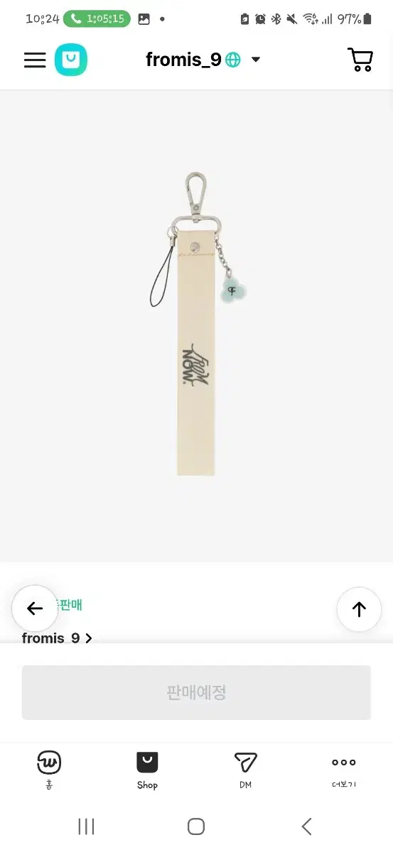 Sells Fromis 9 straps keyring 