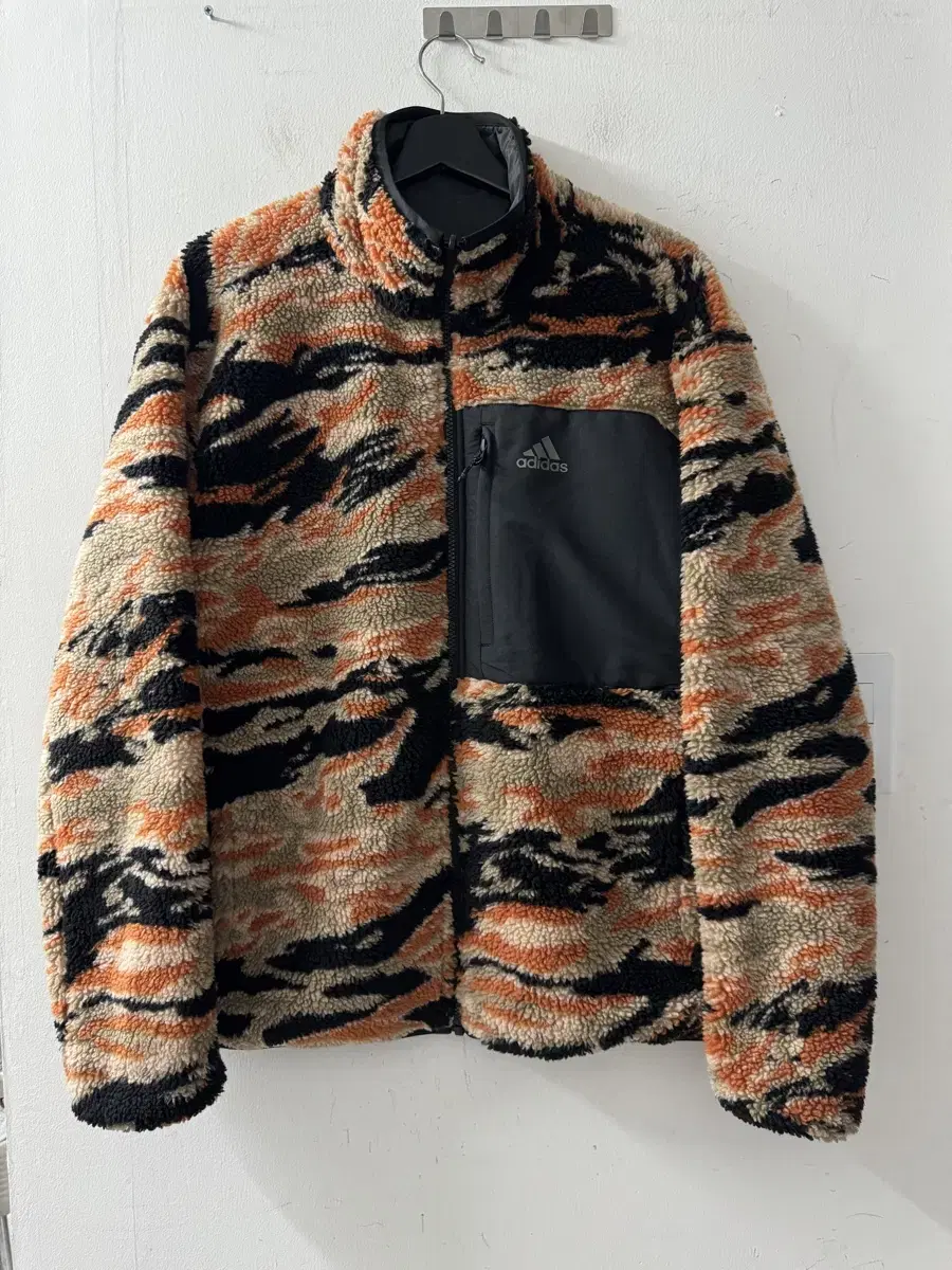 Adidas Tiger Camo Reversible Fleece Nylon Jumper