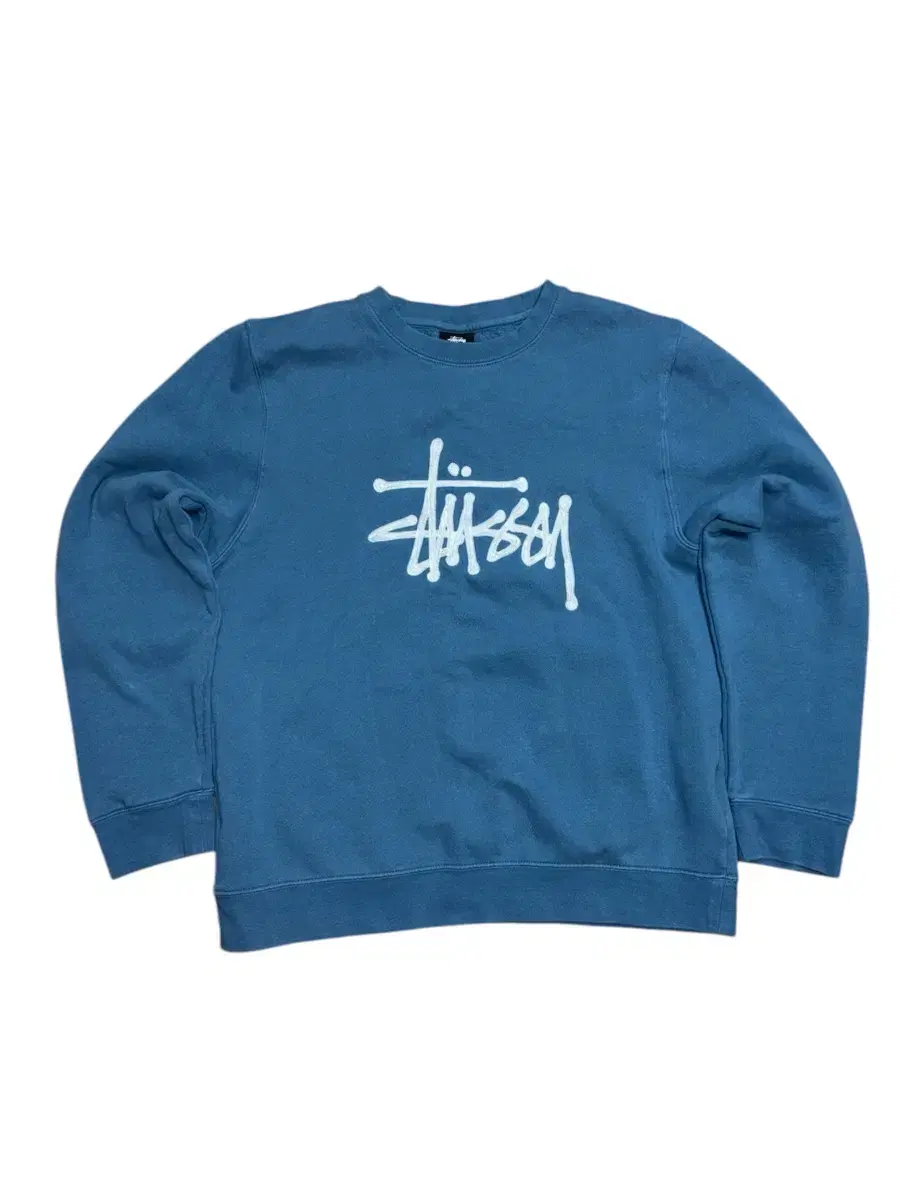 stussy 스투시 빅로고 자수 맨투맨