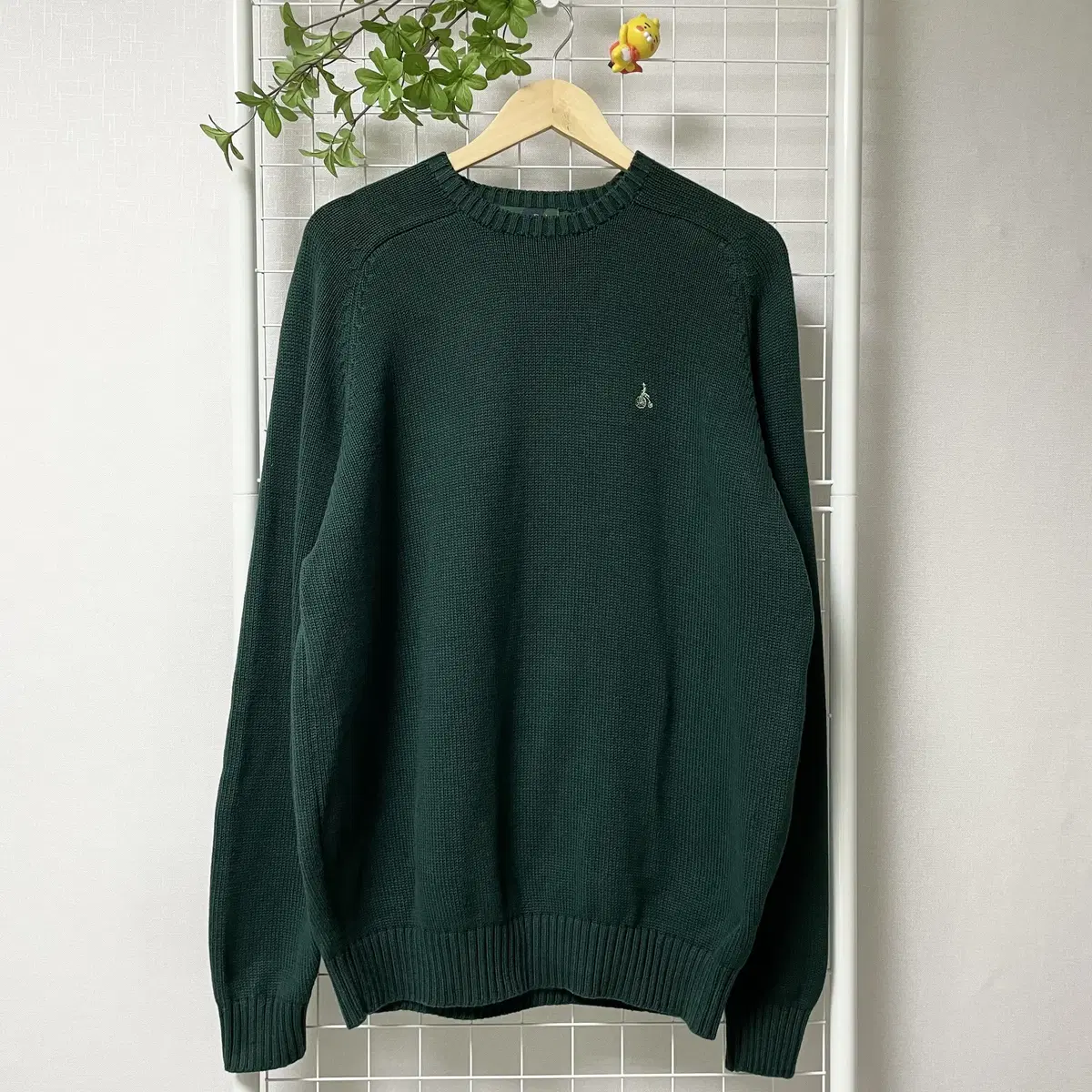 Beanpole Round Cotton Knit Dark Green WK-0078