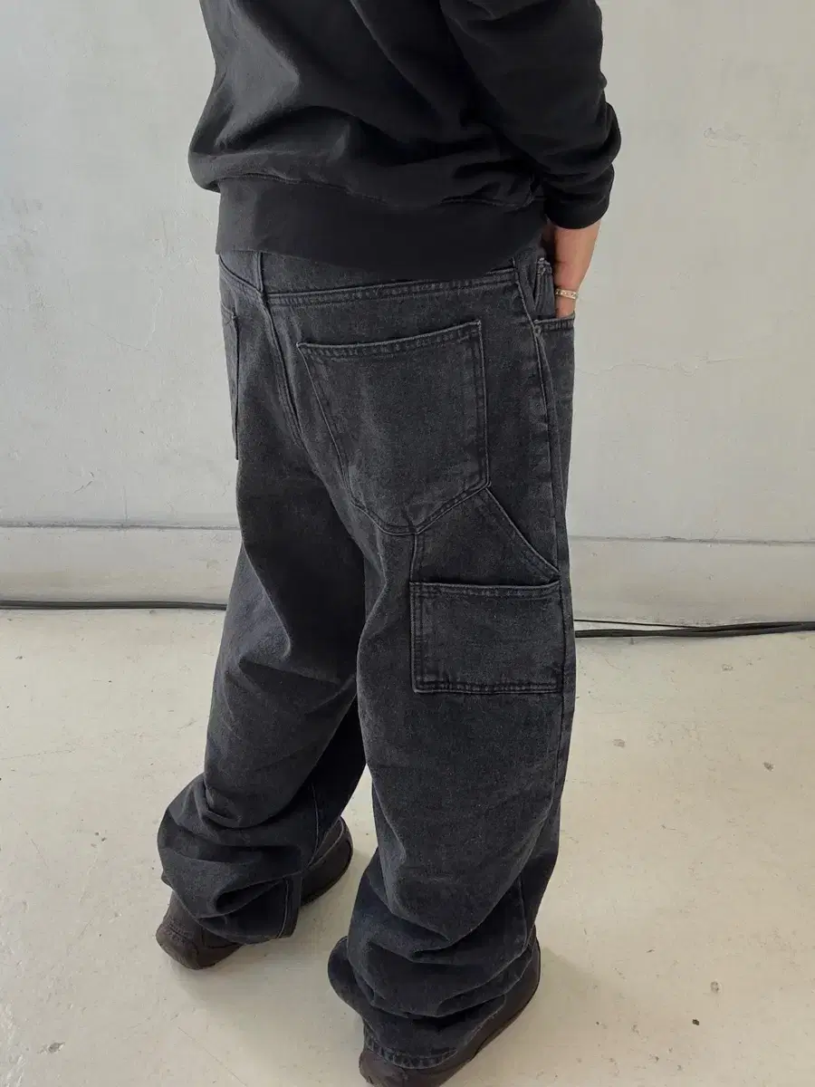 Example Carpenter Curved Fit Wide Denim Pants