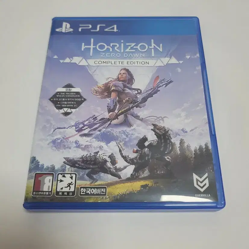 ps4 호라이즌 제로던 컴플리트 에디션 (정발) 소장용 완품