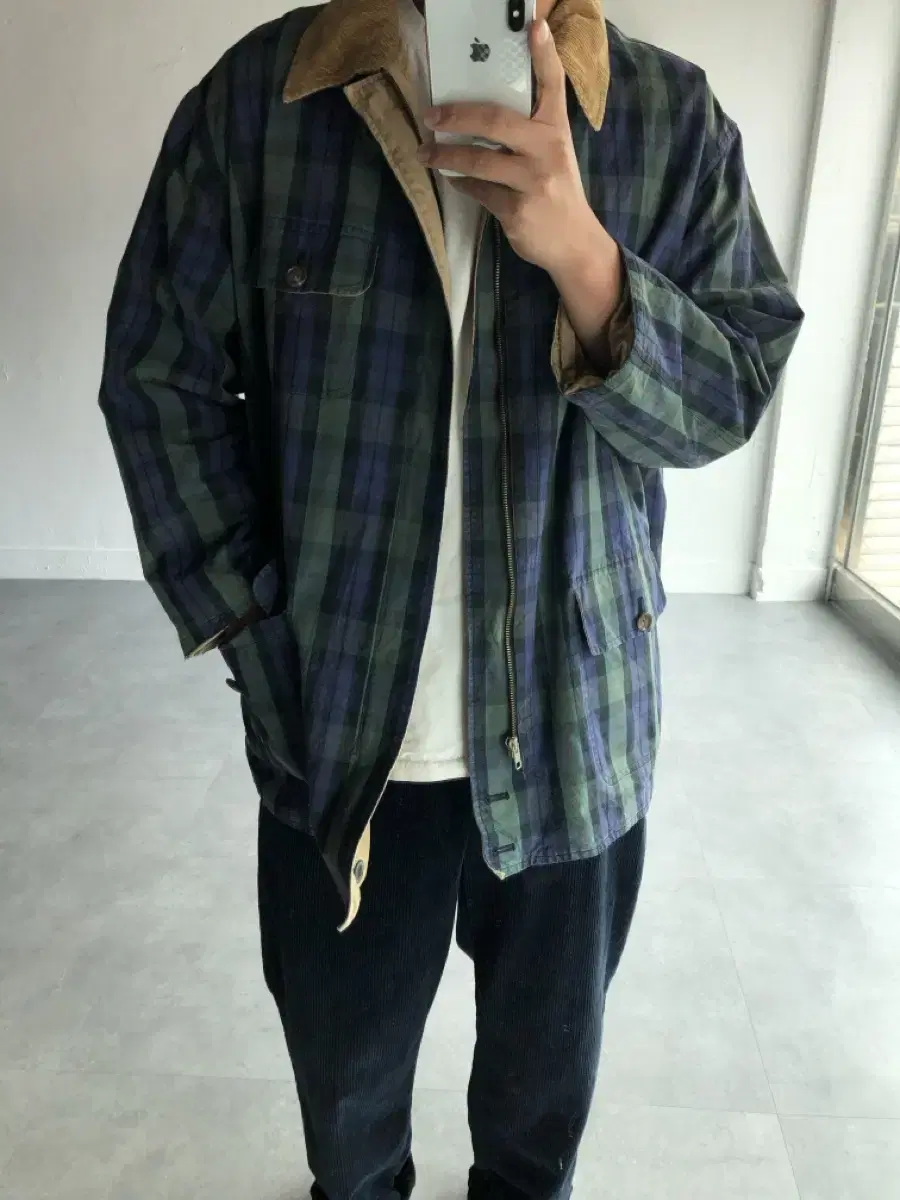 Polo Tartan Check Wash Jacket