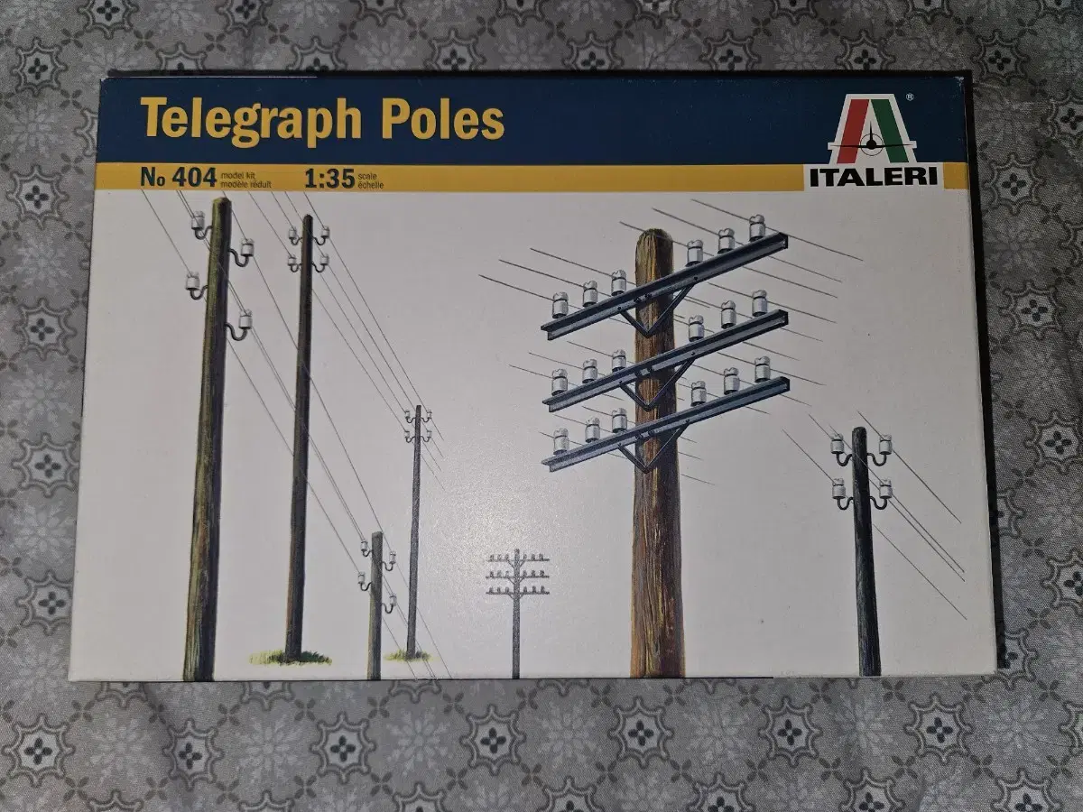 Electric Pole 1:35 Scale Model Unsealed