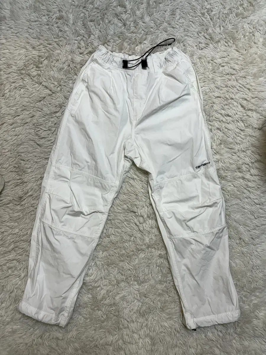 Calhart Coastal Pants White/Black S