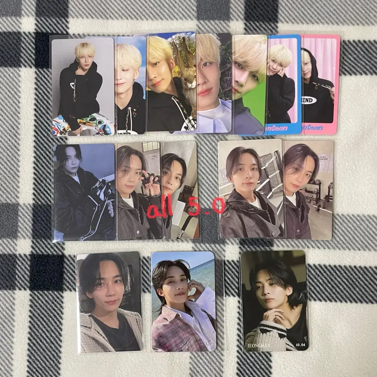 Quick sale)seventeen jeonghan photocard bulk wts