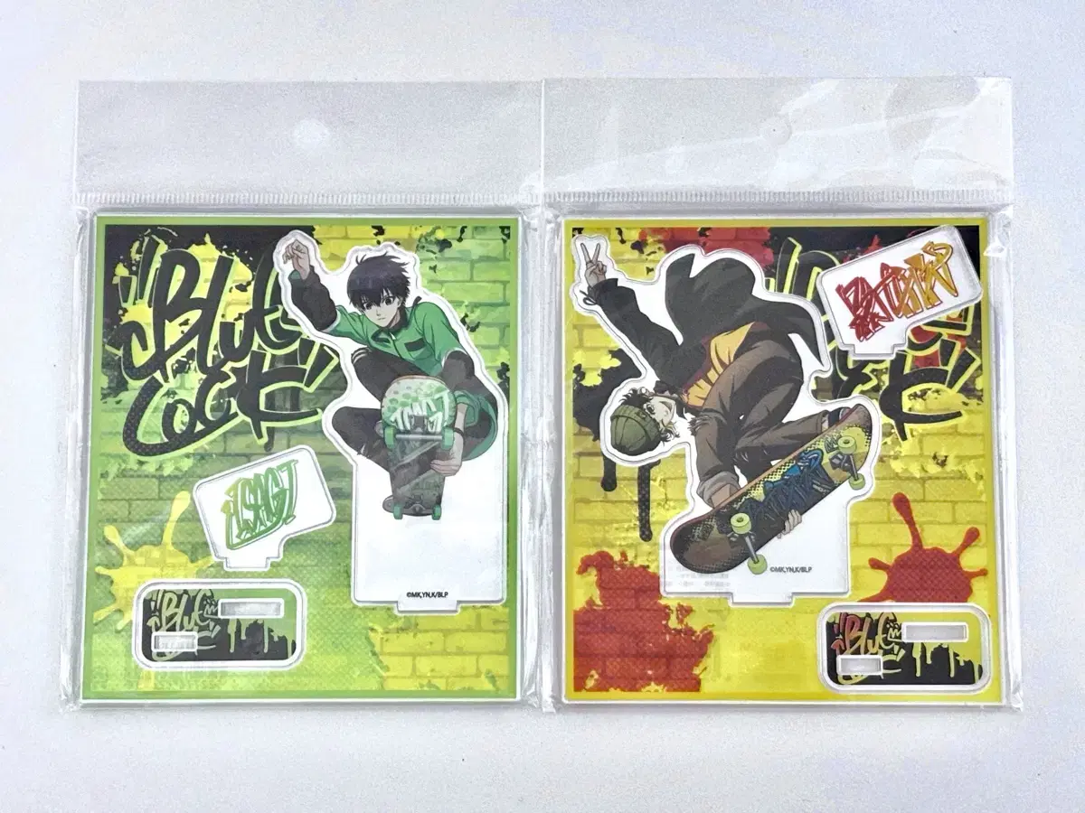 BLUELOCK Isagi Bachira Skateboard Acrylic Stand in Bulk