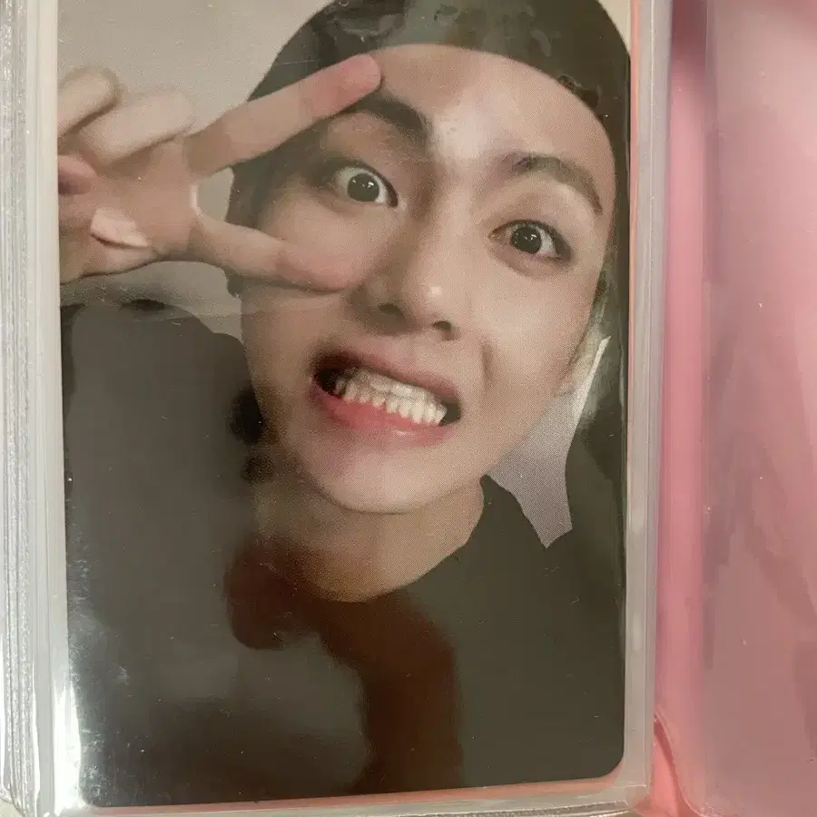 방탄소년단 유럽 dvd 태형 포카