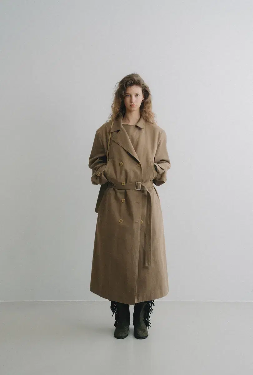 스무스무드 Modulor Double Trench Coat 트렌치