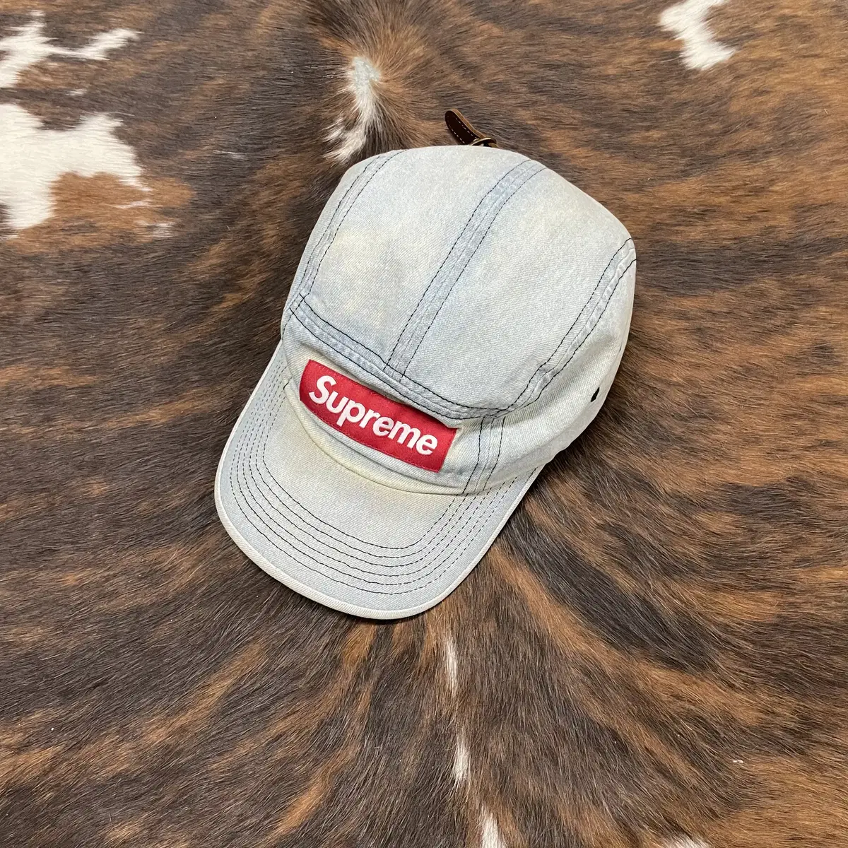 Supreme 슈프림 데님 캠프캡