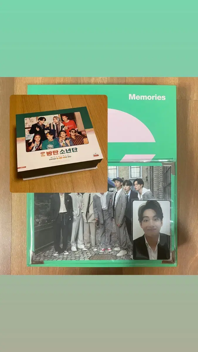 2020 bangtan Memories photocard v Taehyung DVD+ 2021 season's greetings Seasons Greetings