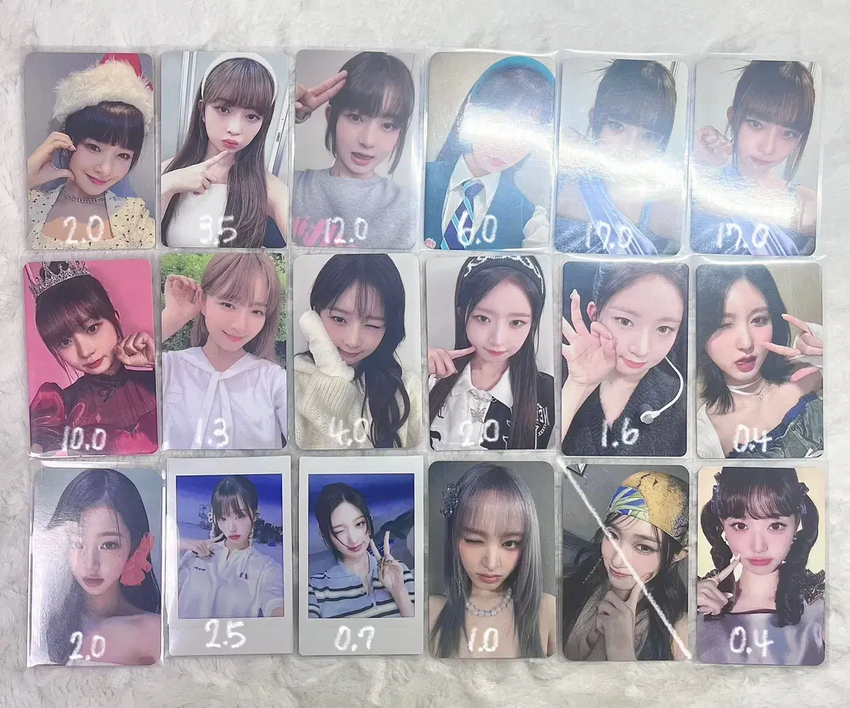 ive photocard sell yujin gaeul lay wonyoung liz leeseo