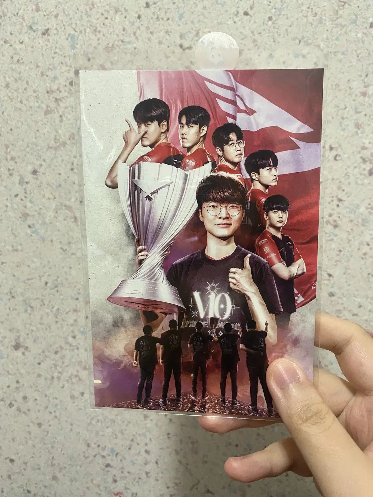 T1 T1 V10 postcard Goods ZeusOwnerPakerKumaYoo SiahKeria