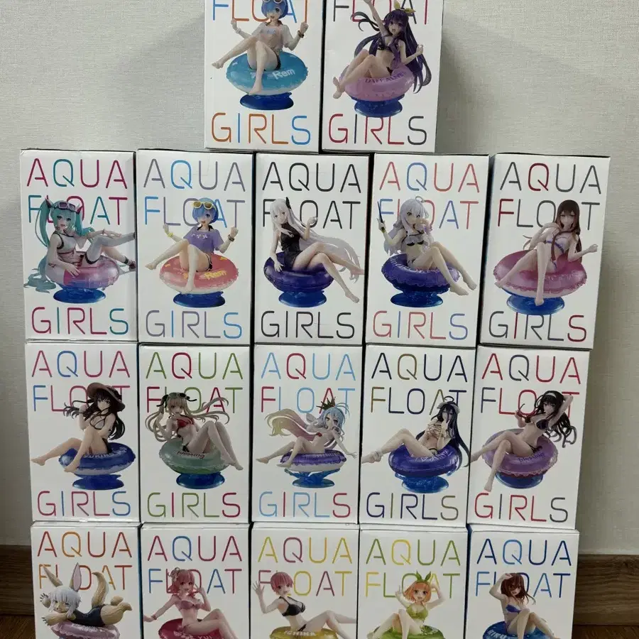 Aqua Float Girls 피규어 17종  (낱개X)