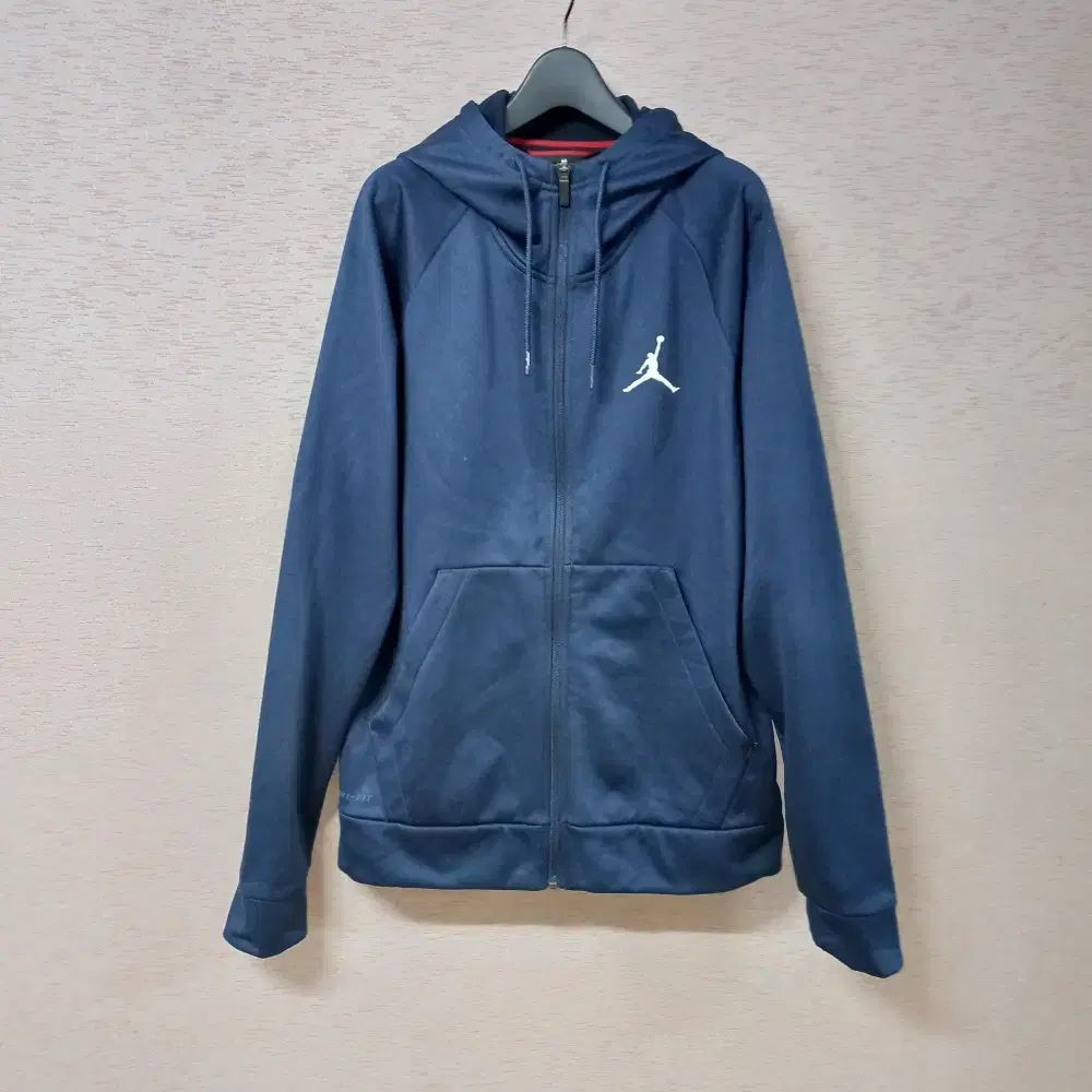 11-23/nike jordan navy brushed hoodie zip up men100