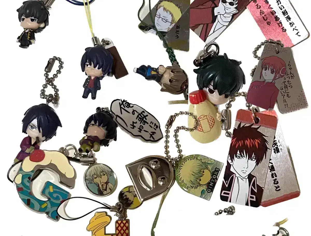 Gintama keyring quotesKeyring Hijikata Kintoki Sogo Shinsuke Kamui Katsura Elizabeth