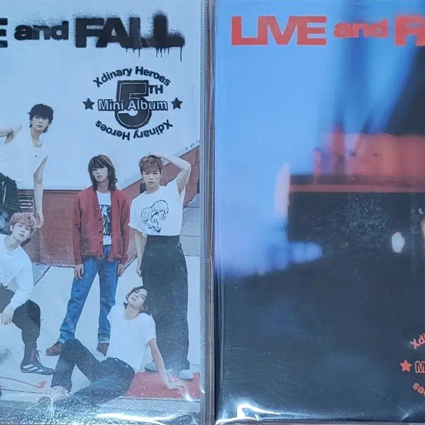 엑디즈 엑스디너리 히어로즈 live and fall 미개봉 앨범 양도