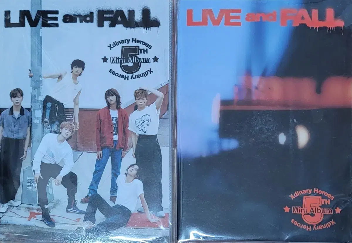 엑디즈 엑스디너리 히어로즈 live and fall 미개봉 앨범 양도