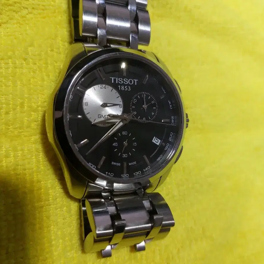 tissot gmt 티쏘 꾸뜨리에 외눈박이