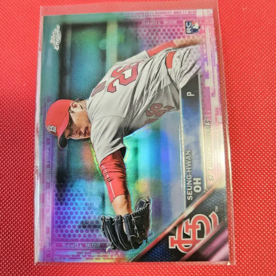 오승환 2016 Topps Chrome 핑크 리플렉터 루키 카드