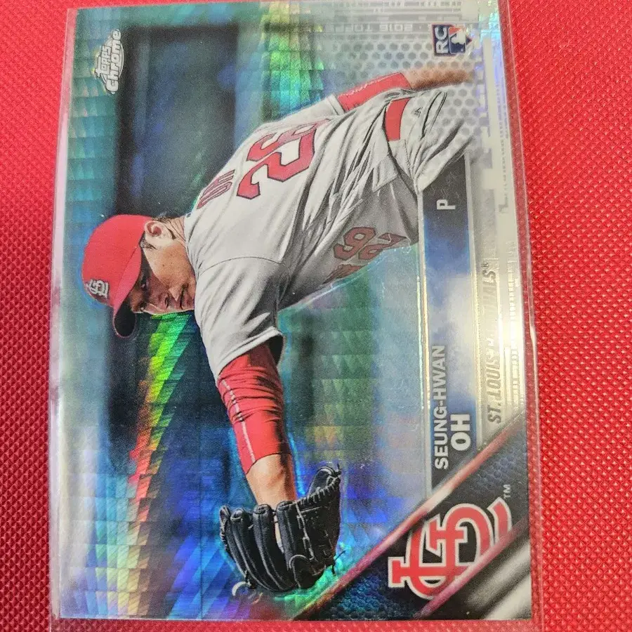 오승환 2016 Topps Chrome 프리즘 리플렉터 루키 카드