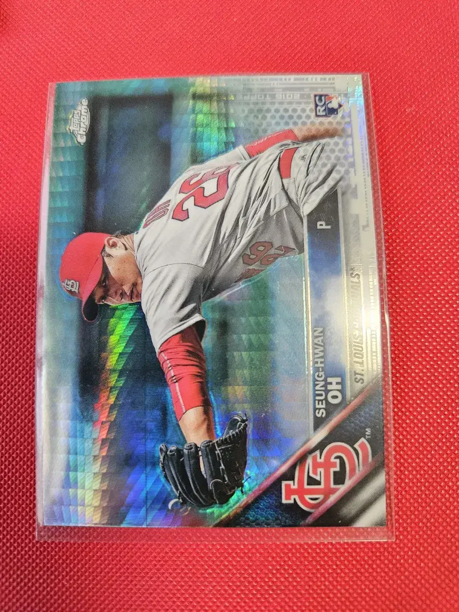 오승환 2016 Topps Chrome 프리즘 리플렉터 루키 카드