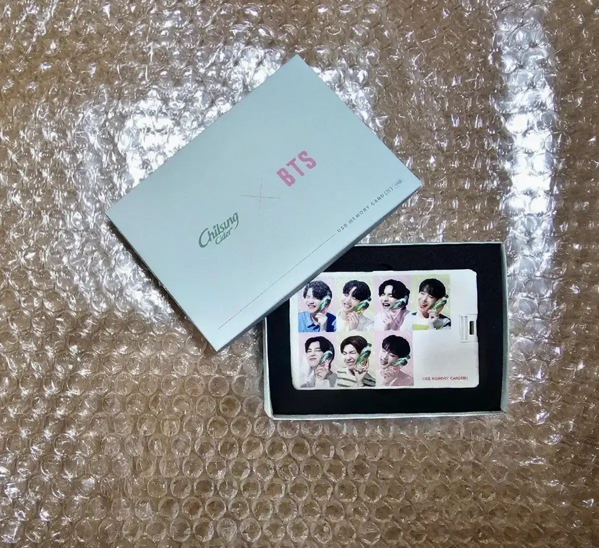 BTS Chilsung Cider Memory Card 2GB USB with Official Video