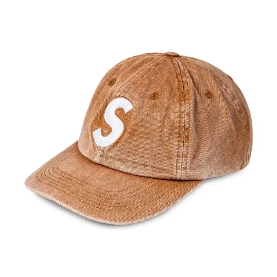 supreme 슈프림 피그먼트 S 로고 6패널 캡