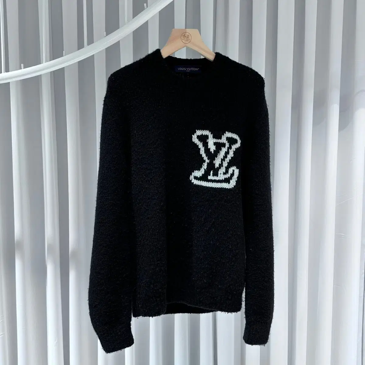 Louis Vuitton Intarsia Knit Black / S