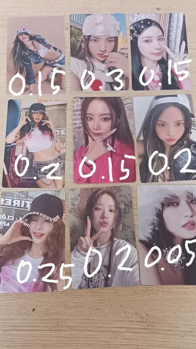 (Women) gidles photocard (Quick sale)