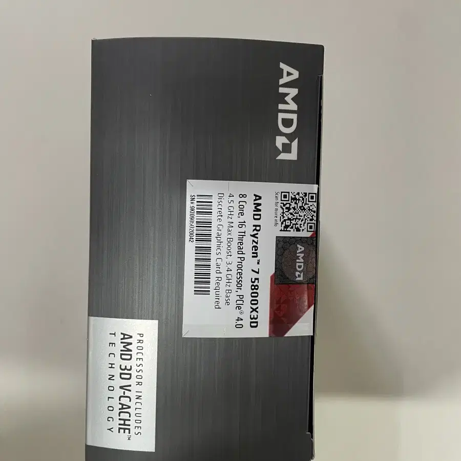 AMD 라이젠 7 5800X3D 정품 택포