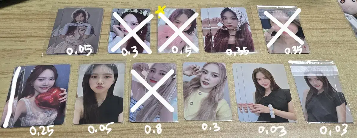 Oh my girl photocard unreleased photocard sells