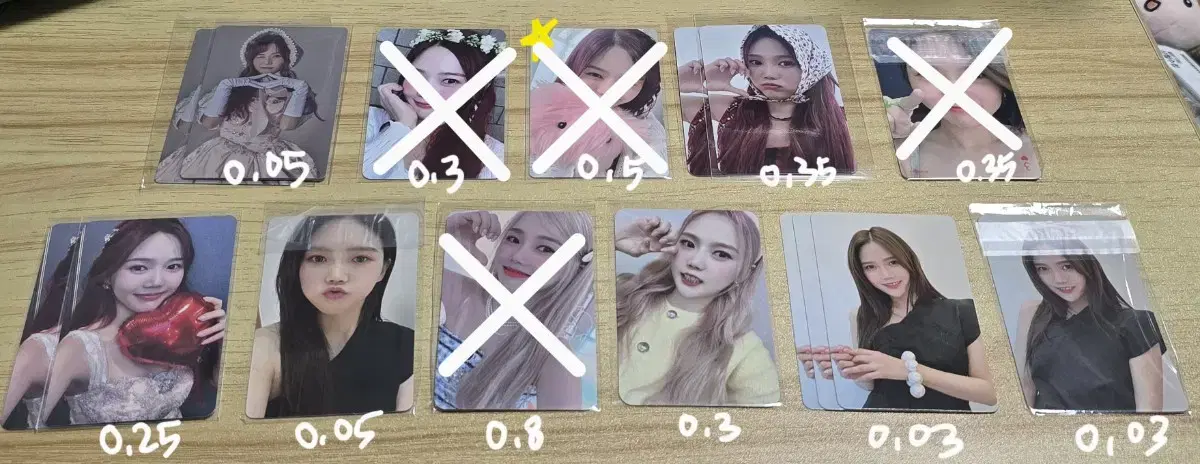 Oh my girl photocard unreleased photocard sells