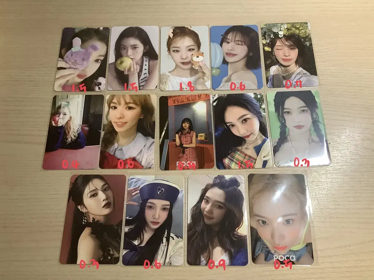 Red Velvet photocard wts Sells