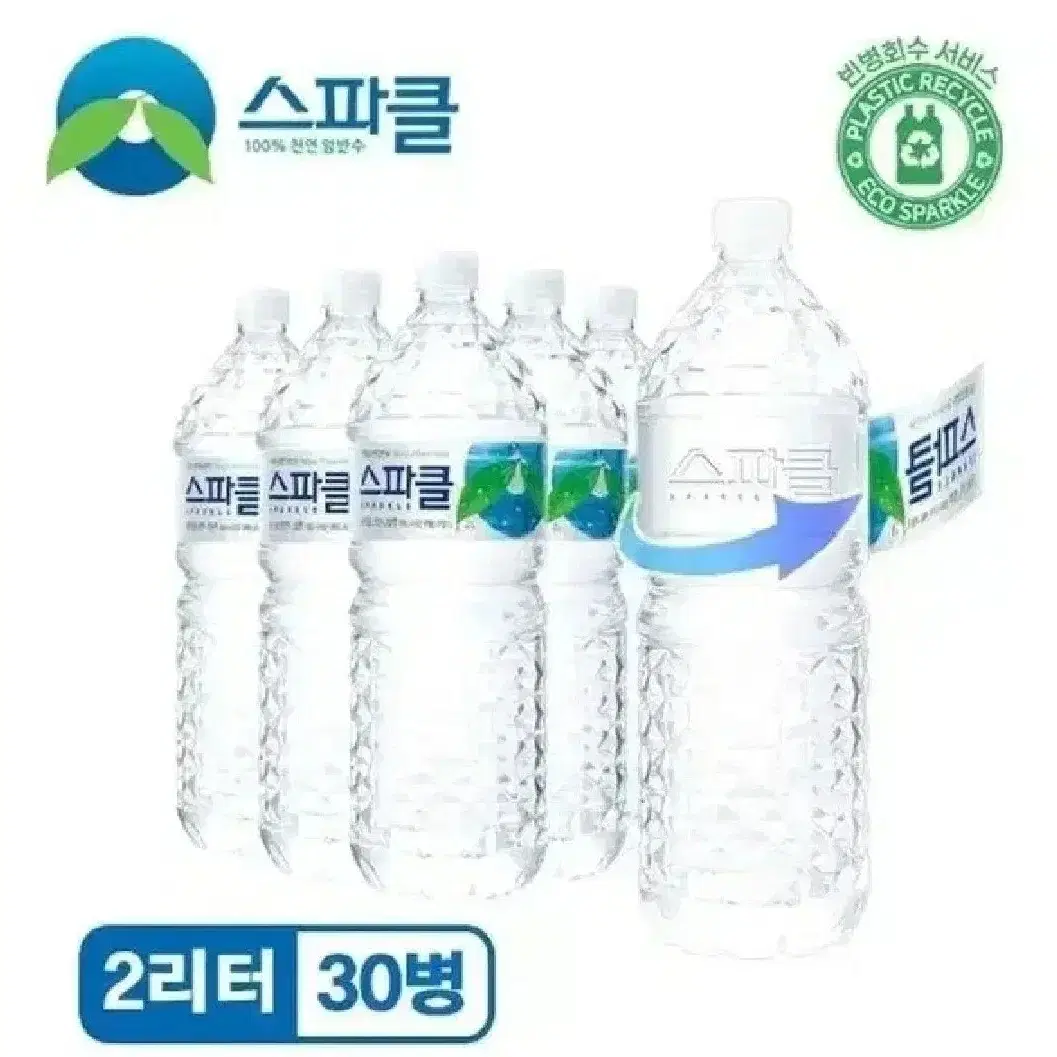 스파클 생수 2L 30개 물 무료배송