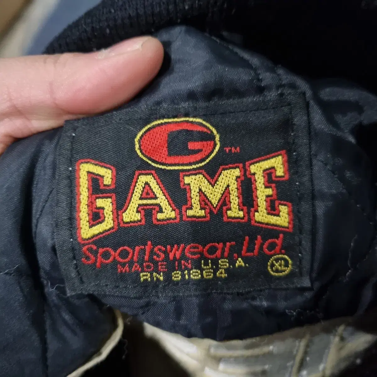 game sportswear 바시티 자켓 made in usa