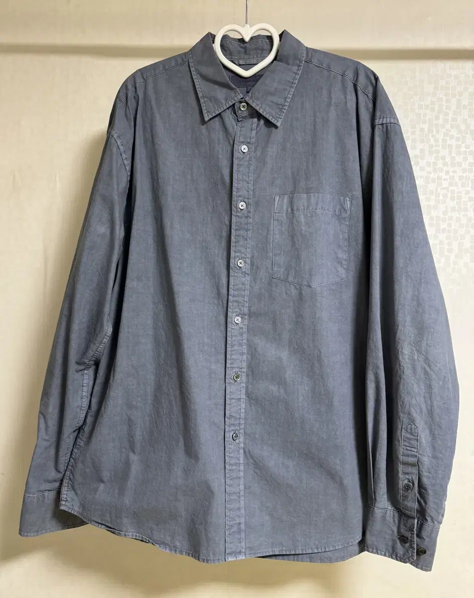 Union Blue Downing Laundry Shirt Concrete Size M