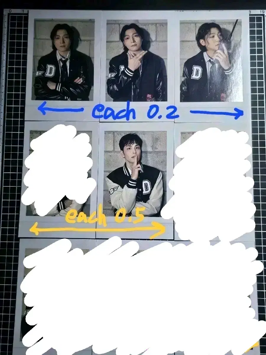 Day 6 Denimals pop up TeenCase polaroid photocard Sungjin Sung helped with the original writing