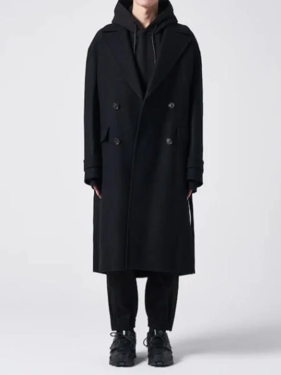 Jun Ji 22FW Handmade Maxi Coat Black 44